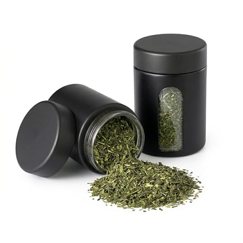 4oz Smell Proof Glass Container with UV Protection & View Window