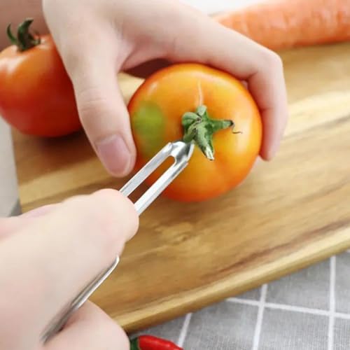 Set of 2 Stainless Steel Rotary Peelers for Fruits & Vegetables