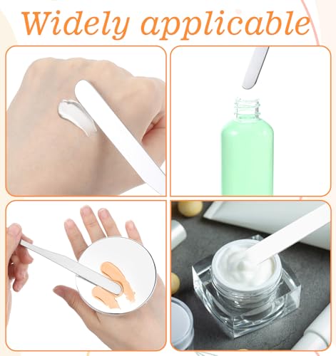 3Pcs Stainless Steel Makeup Foundation Spatula and Mixing Tool Set