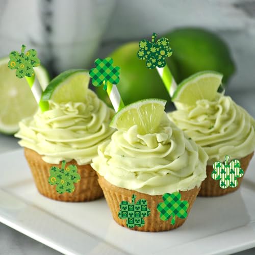 St. Patrick's Day Stickers - 48 Assorted Shamrock Designs