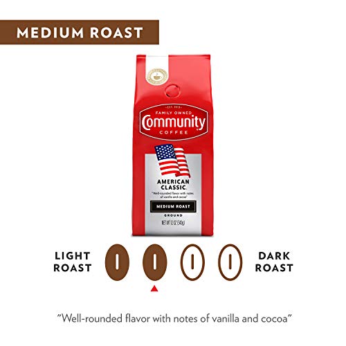 Community Coffee American Classic Ground Coffee, Medium Roast, 36 Ounce