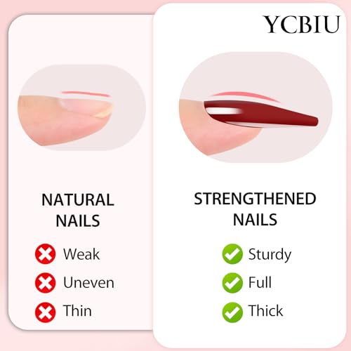 YcBiu 16ml Streak-Free Gel Polish UV LED Buildable Manicure