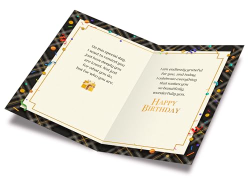 Premium Husband Birthday Card - Eco-Friendly, Made in America, 5x7.75in