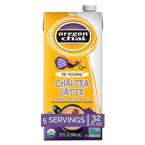 Oregon Chai Original Chai Concentrate 32 Fl Oz - Authentic Spiced Tea Mix