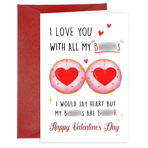 Funny Valentine's Day Card for Him - Naughty Gift for Boyfriend