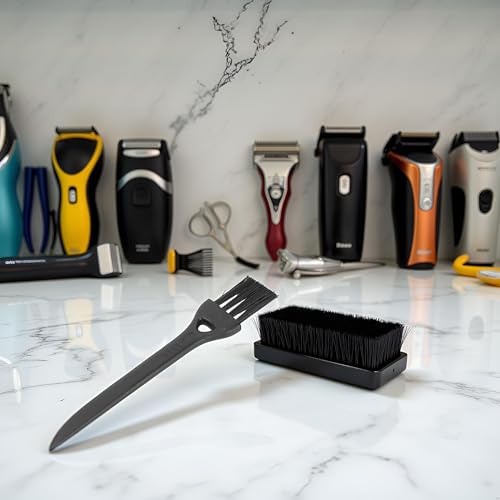 Sluswallow Electric Shaver Cleaning Brush - Nylon Razor and Clipper Cleaner