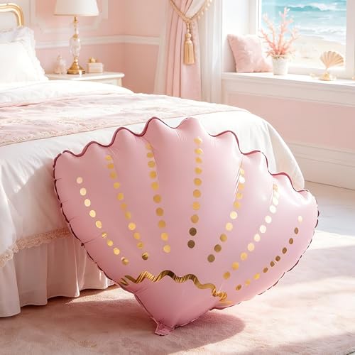 Seashell Foil Balloon for Under the Sea Birthday Party