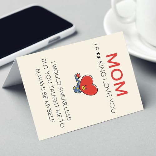 Funny Birthday Card for Mom & Grandma - Perfect Gift from Son or Daughter