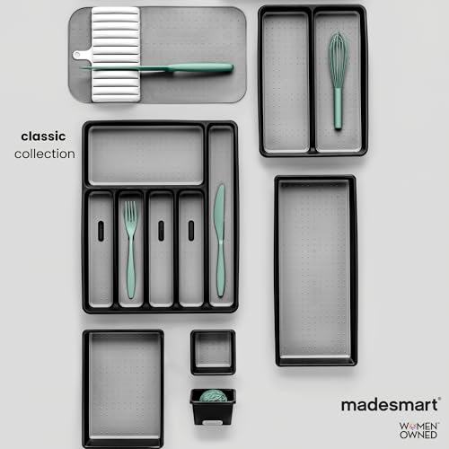 Madesmart Classic 10 x 7 Storage Bin - Carbon Color