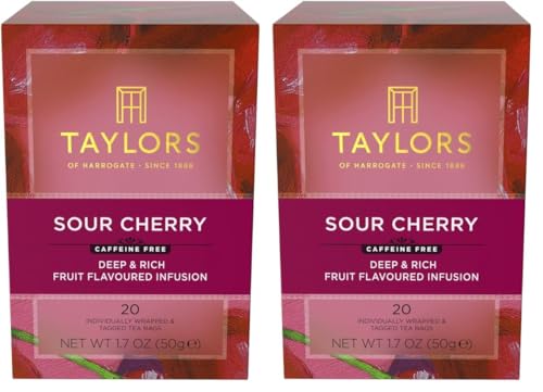 Taylors of Harrogate Sour Cherry Infusion Tea - 40 Teabags