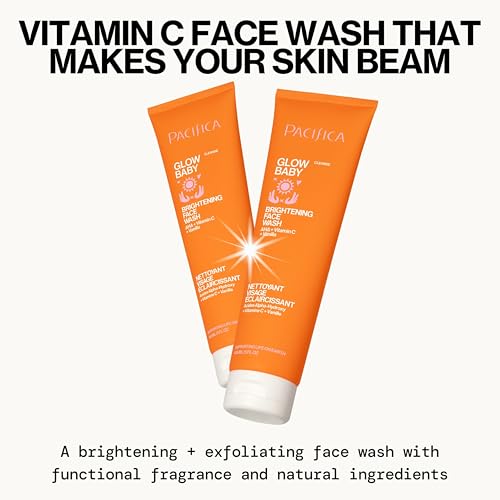 Pacifica Glow Baby Brightening Facial Cleanser 1.4 oz Vitamin C Face Wash