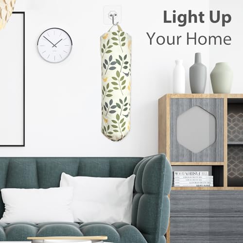 SYIPO Wall Mount Plastic Bag Holder - Reusable Grocery Bag Organizer, Tree Branches