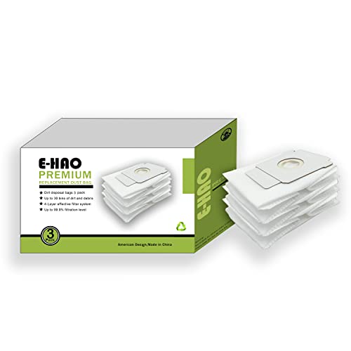 iRobot Roomba Compatible Vacuum Dust Bags - 3 Pack with 4 Layer Filtration