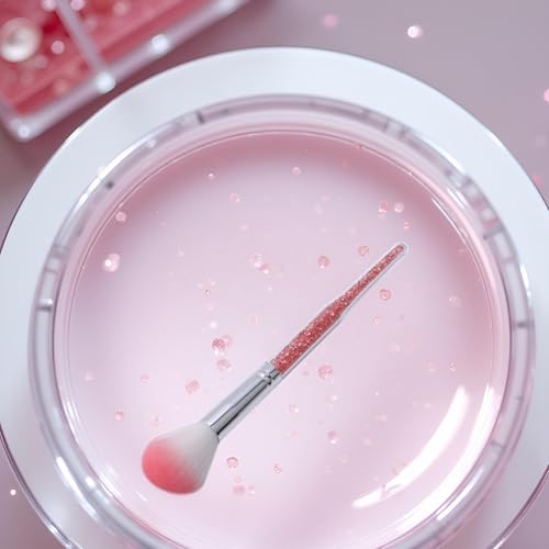 Junfamilee Soft Nail Dust Cleaning Brush for Acrylic Powder & Makeup