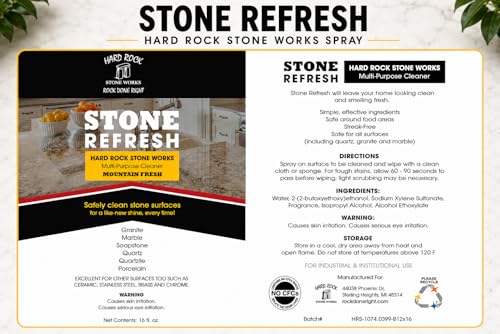 Stone Refresh Spray - Food-Safe Cleaner for Granite & Marble