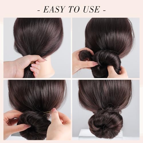 200Pcs Gold U-Shaped Hair Pins Bulk Set with Storage Box for Updos and Buns