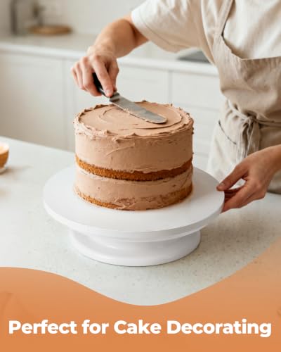 Kootek 12 Inch Cake Boards - 2 Pack Grease-Resistant Round Cake Drums