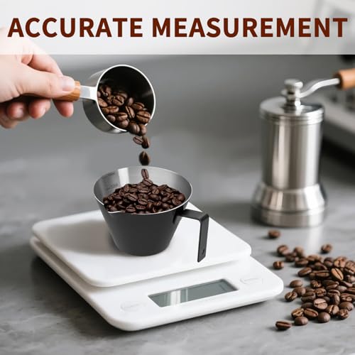 Stainless Steel Espresso Cup with Handle - 100ml (3.5oz) V-Spout