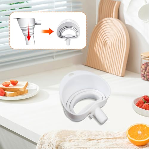 KitchenAid Flour Funnel - Silicone Baking Accessory for Tilt Head Mixers