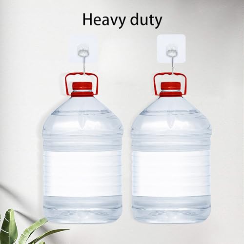 10-Pack Heavy Duty Adhesive Hooks for Towel & Coat Hanging