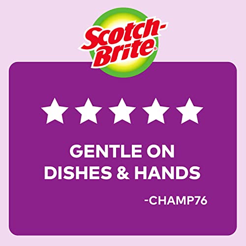 Scotch-Brite Delicate Scrub Sponges - Non-Scratch, 6-Pack Total