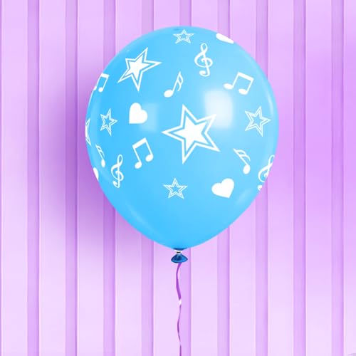 Korean Pop Themed Party Balloons - 24 Pack Latex Decorations for Birthdays