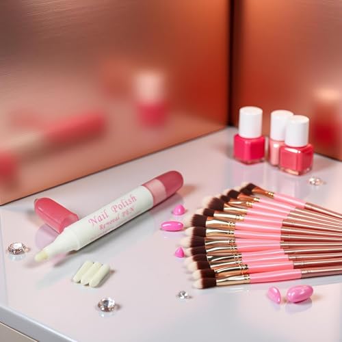 Nail Polish Corrector Pen with 3 Replaceable Tips Manicure Cleanup Tool