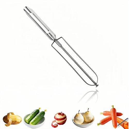 Professional Stainless Steel Vegetable Peeler with Rotary Blade