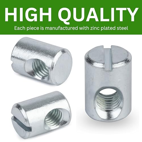 IKEA Replacement Cross Dowel Barrel Nut Sleeve - Pack of 16