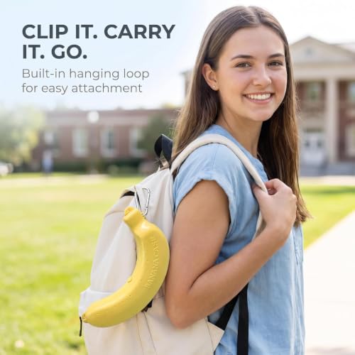 Portable Banana Storage Case - Set of 2 BPA-Free Holders