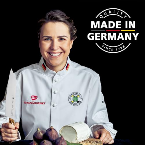 Allround Knife - 7 Inch Serrated Kitchen Utility Knife with Birch Handle, Germany