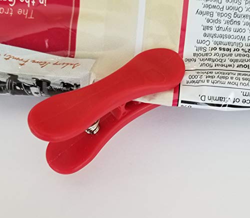 Handy Housewares 6-Piece Colorful Bag Clip Set for Food & Crafts