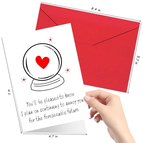 Funny Greeting Card for Him & Her - Romantic Gift for Any Occasion