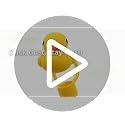 10mm Silicone Duck Straw Cap for Stanley Cup - Yellow