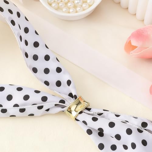 Gold Scarf Ring for Women - Elegant Silk Shawl Slide Accessory
