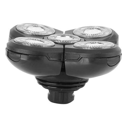 LUCKDANO Electric Shaver Replacement Head 5-Blade Rotating Beard Shaver