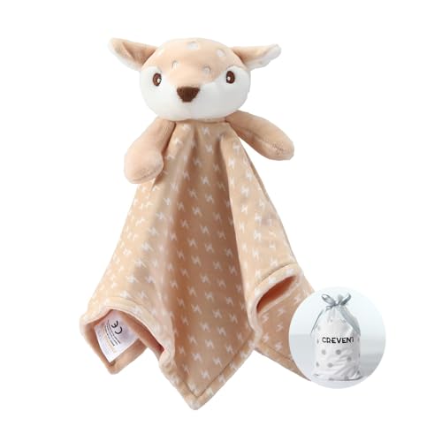 CREVENT Cozy Plush Baby Security Blanket for Boys & Girls