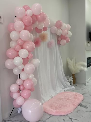65 Pack Light Pink Latex Balloons - 12 Inch Party Decor