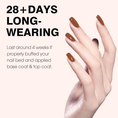 CANNI 9ml Caramel Coffee Brown Gel Nail Polish UV LED Soak Off