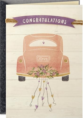 Hallmark Enjoy the Journey Wedding Card for Bridal Shower & Engagement