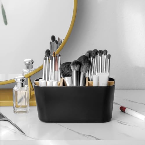 Black Electric Toothbrush and Toothpaste Organizer - 7.5" x 3.0"