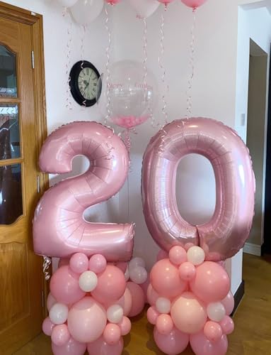 40-Inch Pink Foil Number 2 Balloon for Birthday & Party Decor