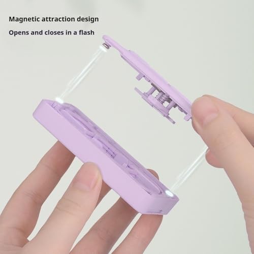 Portable Dental Floss Dispenser & Picks Case with Mint Refills