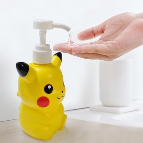 Cute 3D Plastic Soap Dispenser, 500ml (Yellow)