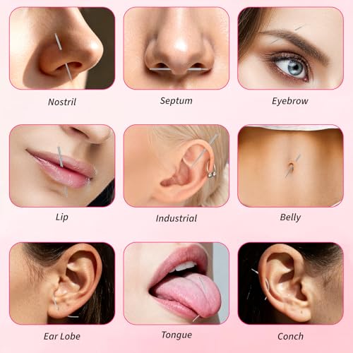 13Pcs Piercing Ball Grabber Tool Stainless Steel Earring Applicator Kit