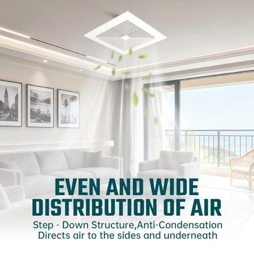 10.6" Bathroom Exhaust Fan Cover - Durable Grille Replacement