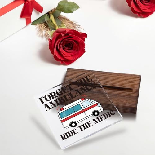 Ambulance Driver Desk Sign - Meaningful Gift for EMT & Nurses