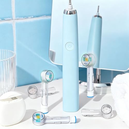 Fowecelt 6 Pack Toothbrush Cover Caps for Oral B Electric Heads