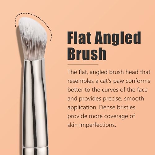 TEOYALL Under-Eye Concealer Brush - Cat Paw Highlight & Blemish Makeup Brush