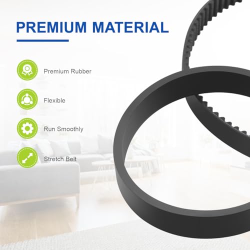 LANMU Replacement Belt Set for Bissell TurboClean & PowerForce Carpet Cleaners